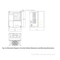 Inversor de elevador ME320LN 220V 7.5KW